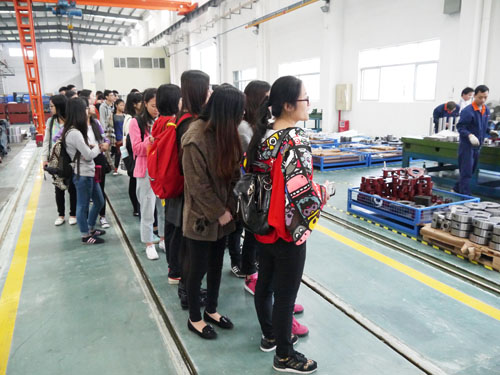 順德職業技術學院44名學生到91免费观看视频公司參觀學習